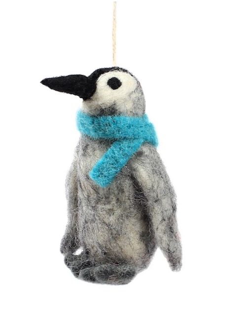 Hamro Felt Ornament, Arctic Penguin