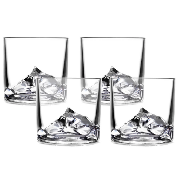 LIITON Everest Whiskey Glass Set, 4pc