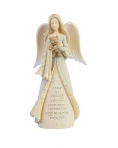 Foundations "Baby Angel" Angel Figurine. 8" H