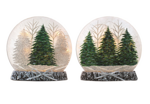 Evergreen Forest Small Pre-Lit Round Orb