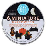 Mini Halloween Cooke Cutter Set, 6pc Tinplated