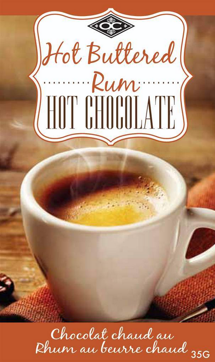 Hot Chocolate, Single Serving - Hot Buttered Rum 35g