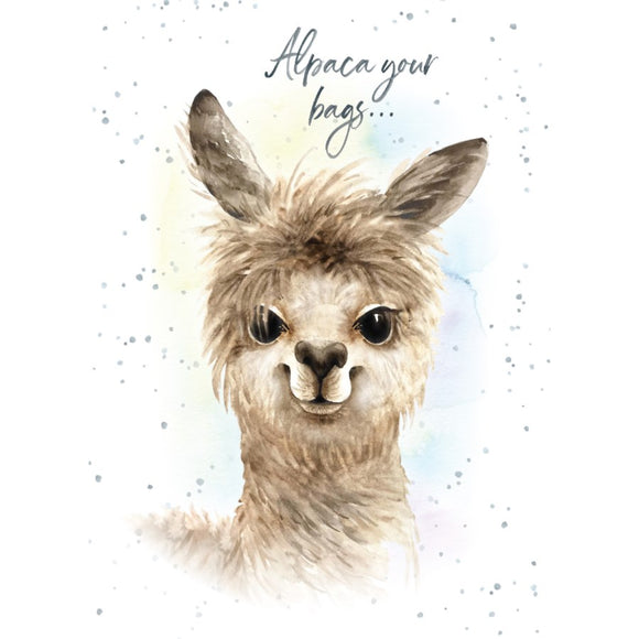 NH / Alpaca Your Bags New Home Card