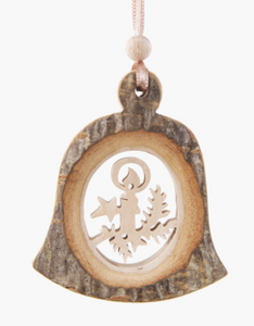 Bark Bell-Shaped Ornament, Candle