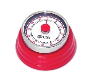 Compact Mechanical Timer 1hr(min), Red