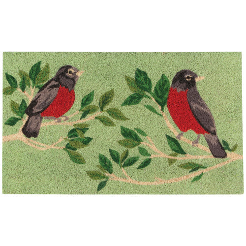 Now Designs Coconut Fiber Doormat, Birdsong 18x30