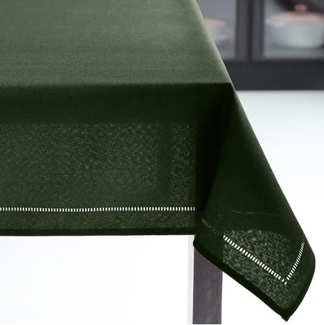 Harman Linen-Look Tablecloth, 60x90 Forest