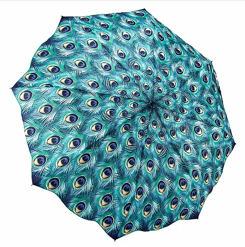 Galleria Folding Umbrella - Peacock