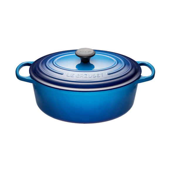4.7L Oval French Oven, Blueberry
