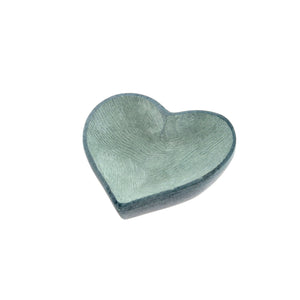 Soapstone Heart-Shaped Dish, Small 4x4"
