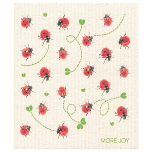 Ladybugs - MORE JOY Swedish Cloth