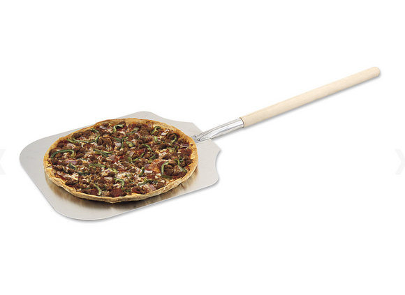Browne Aluminum Pizza Peel w/ Wooden Handle, 35.5