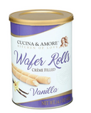 Cucina & Amore Wafer Rolls, Vanilla 14oz