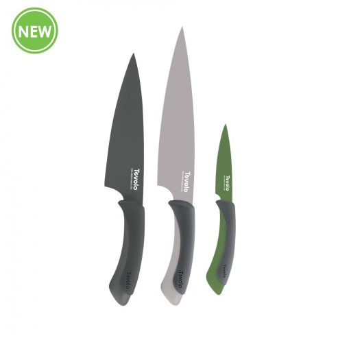 Tovolo Comfort Grip Chef's Choice Knife Set, 3pc