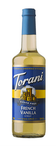 Torani, Sugar-Free French Vanilla Syrup, 750ml