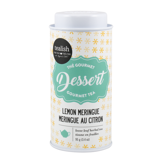 Tealish Lemon Meringue Loose Leaf Tea Tin, 80g/2.8oz