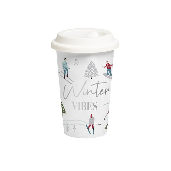 Winter Vibes Travel Mug