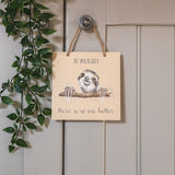 Wrendale Wooden Plaque, Hare "Be Yourself"