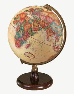 Quincy Globe 9" Antique English