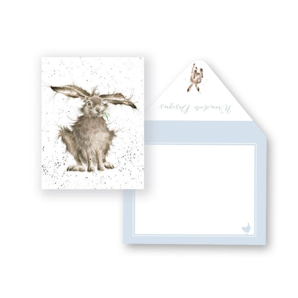 Wrendale Mini-Card, Hare-Brained