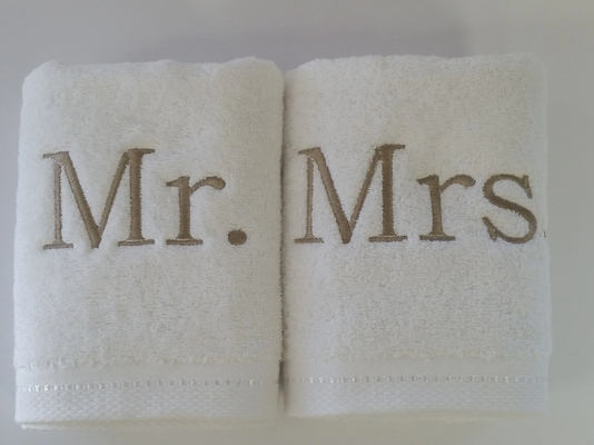 Pico Charlie Cole 'Mr. / Mrs.' Hand Towel Set, White