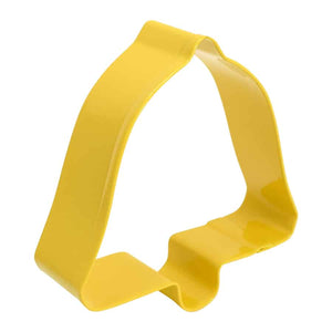 Bell Polyresin Yellow Cookie Cutter, 3.5"