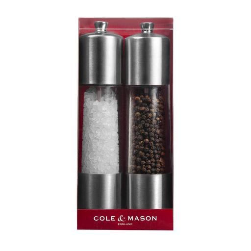 Cole & Mason Everyday Salt & Pepper Mill Gift Set, 8