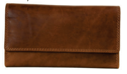 Rugged Earth Leather Organizer/Wallet, Style 990001