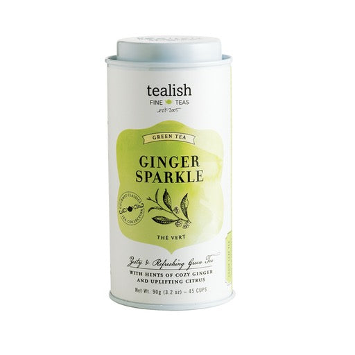 Tealish Ginger Sparkle Loose Leaf Tea Tin, 90g/3.2oz