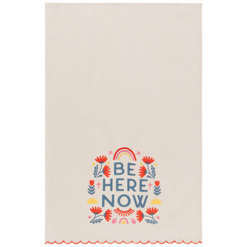 Danica Jubilee Dishtowel, Be Here Now