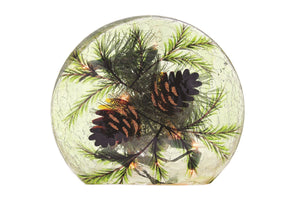 Whispering Pines Small Pre-Lit Round Orb