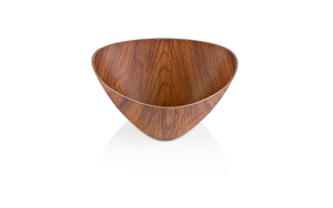 Faux Wood Triangle Bowl, Small