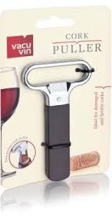 Vacu Vin Two Pronged Stainless Steel Cork Puller For Brittle or Damaged Corks