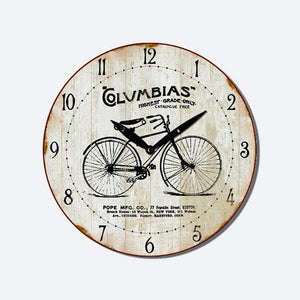 MDF Clock, Bicycle 29cm DIA