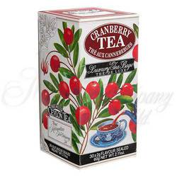 Cranberry Black Tea, 30 Teabags in Foil