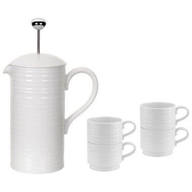 Sophie Conran Cafetiere French Press & 4 Stacking Cups