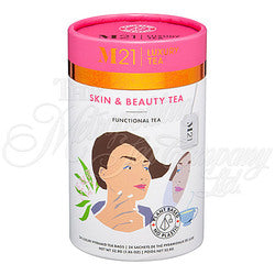 M21 Luxury Tea, Skin & Beauty Functional Tea, 24 Pyramid Bags