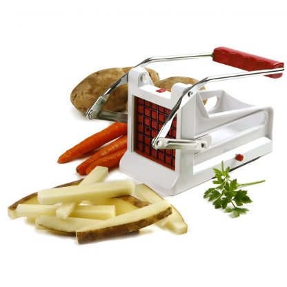 NorPro French Fry Cutter, White/Red