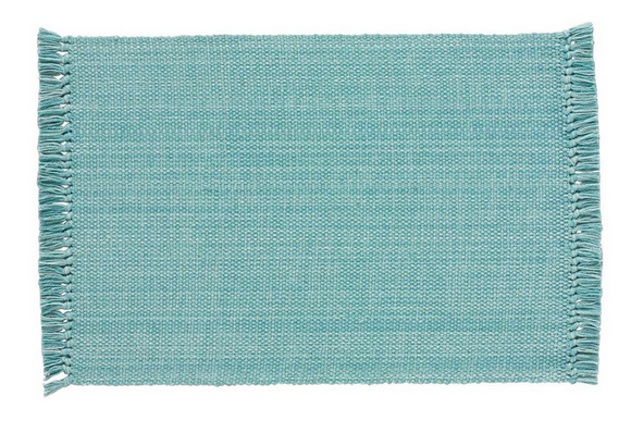 Casual Classics Placemats, Water Blue, Set/4