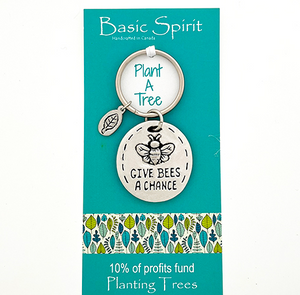 Basic Spirit 'Global Giving' Key Chain, Bee (Planting Trees)