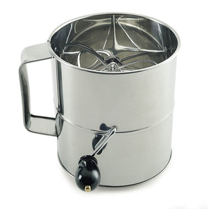 NorPro Stainless Steel Flour Sifter, 8 Cup