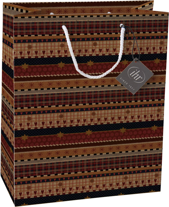 IHR Leander FINN Red Gift Bag, 32x12x26cm