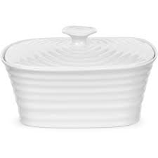 Sophie Conran Covered Butter Box, White