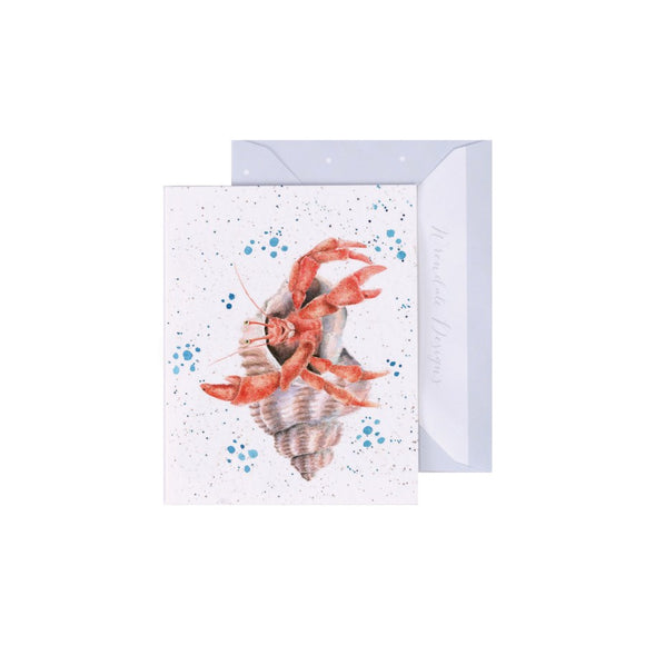 Wrendale Mini-Card, The Happy Crab