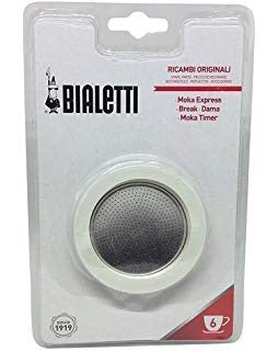 Bialetti Part - Gasket/Filter Plate, 6 cup