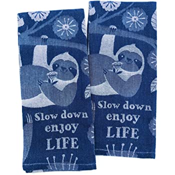 Tea Towel, Slow Sloth Jacquard