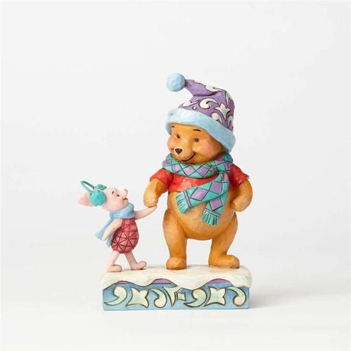 Winter Pooh and Piglet Figurine