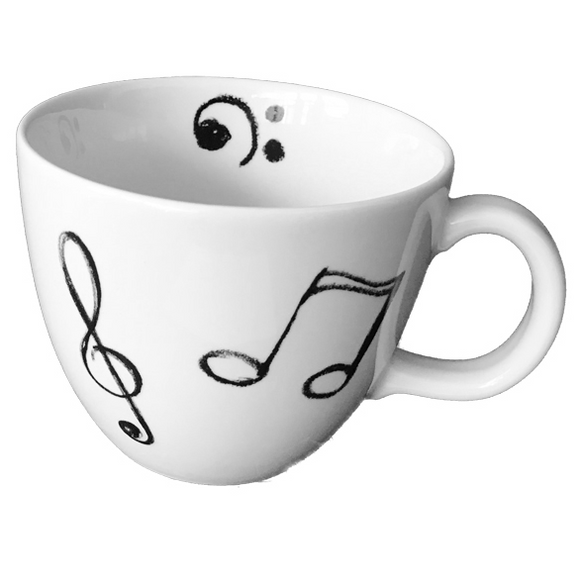Super Jumbo 32oz Cup, Musical Notes