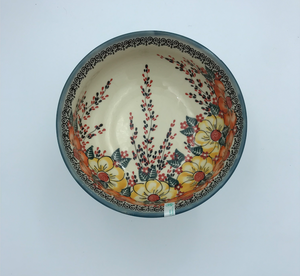 Soup Bowl, 6.5x3.5" Autumn Flowers