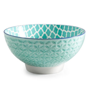 BIA Aster Cereal Bowl, Turquoise 6"